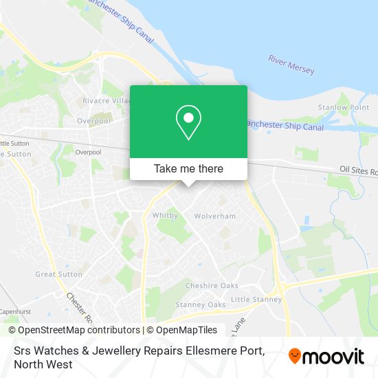 Srs Watches & Jewellery Repairs Ellesmere Port map