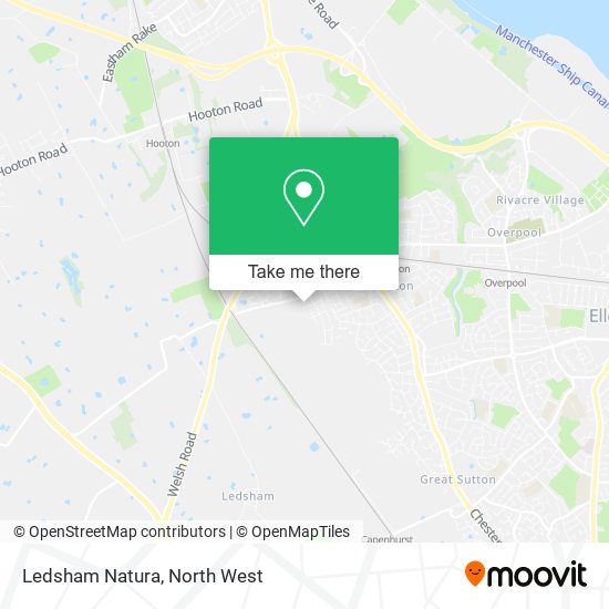 Ledsham Natura map