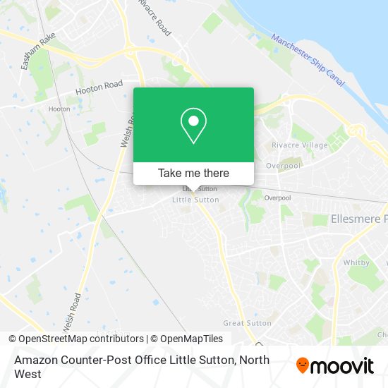 Amazon Counter-Post Office Little Sutton map