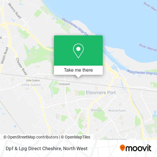 Dpf & Lpg Direct Cheshire map