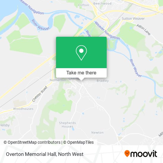Overton Memorial Hall map