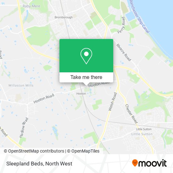 Sleepland Beds map