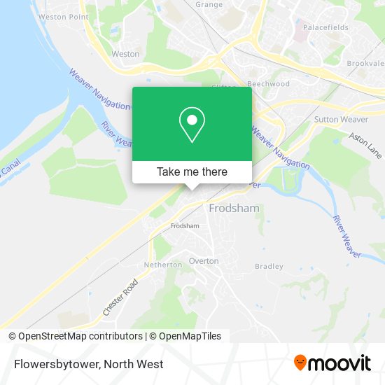 Flowersbytower map