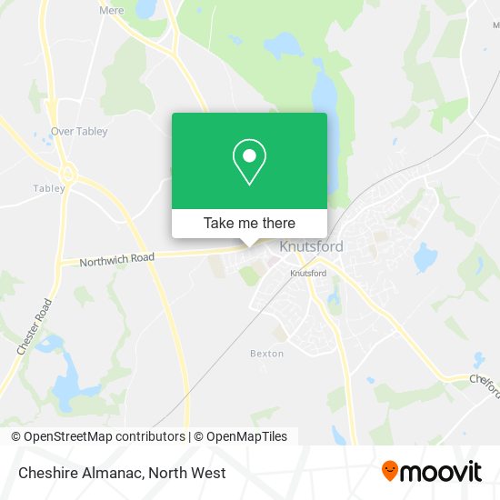 Cheshire Almanac map