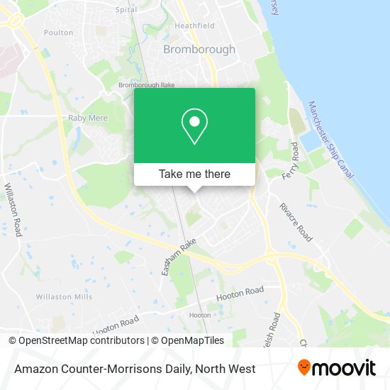 Amazon Counter-Morrisons Daily map