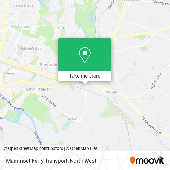 Mammoet Ferry Transport map