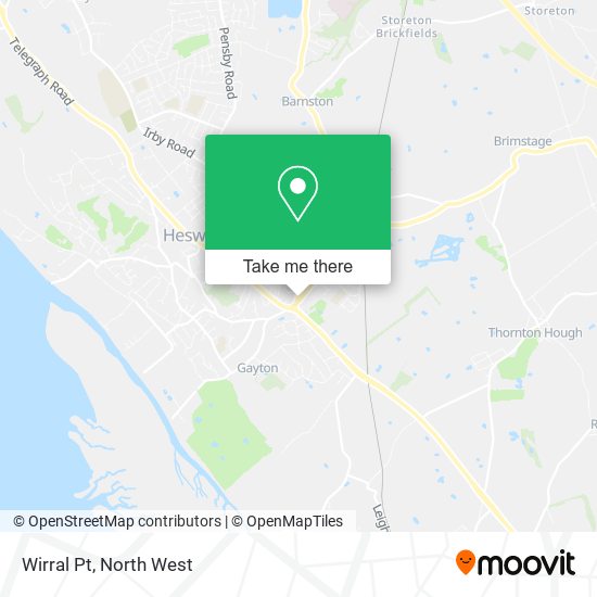 Wirral Pt map