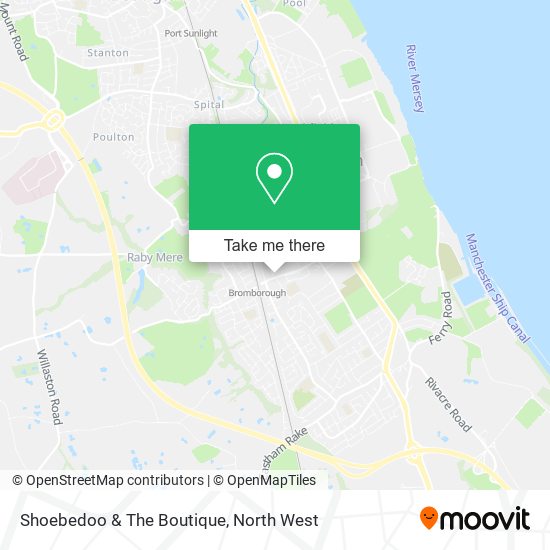 Shoebedoo & The Boutique map