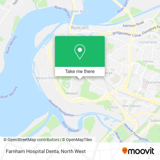 Farnham Hospital Denta map