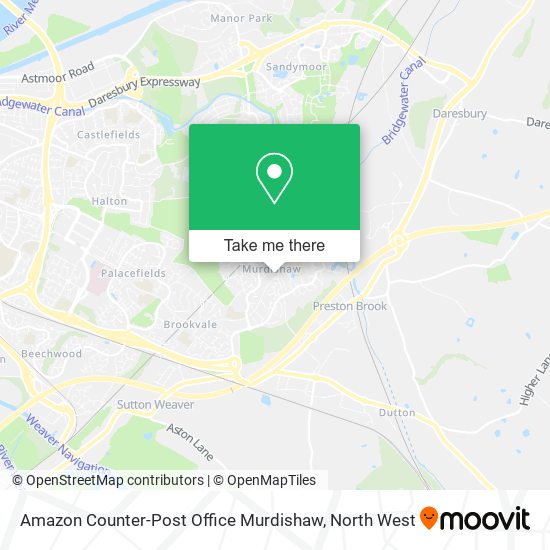 Amazon Counter-Post Office Murdishaw map