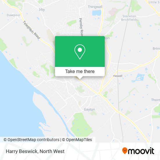 Harry Beswick map