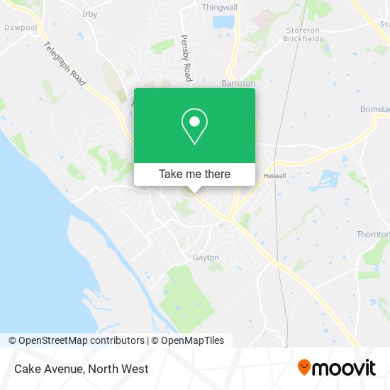 Cake Avenue map