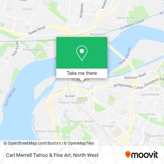 Carl Merrell Tattoo & Fine Art map
