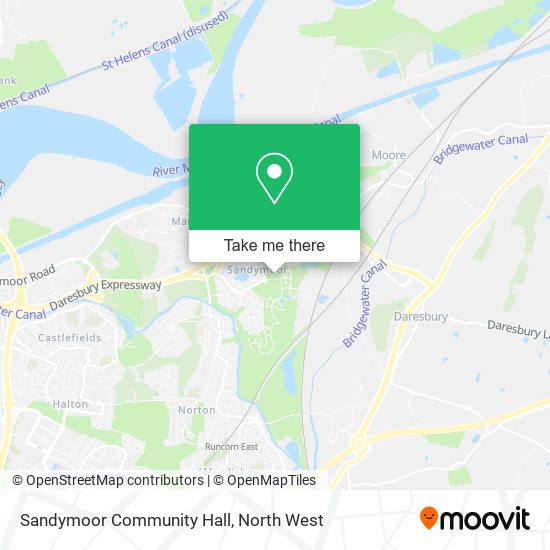 Sandymoor Community Hall map