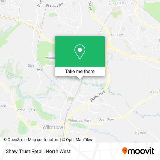 Shaw Trust Retail map