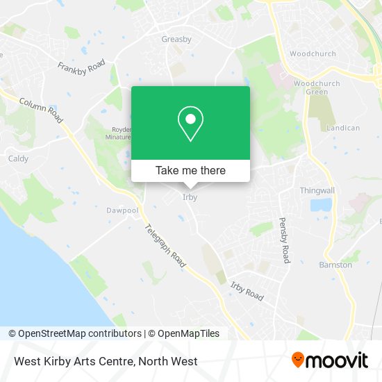 West Kirby Arts Centre map