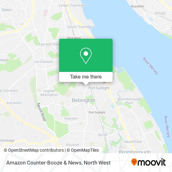 Amazon Counter-Booze & News map