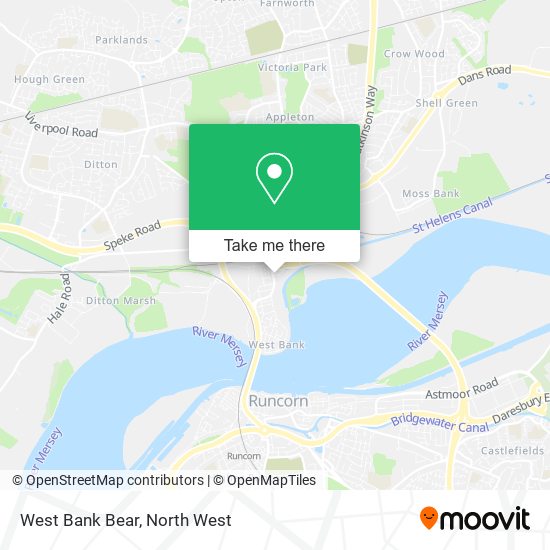 West Bank Bear map