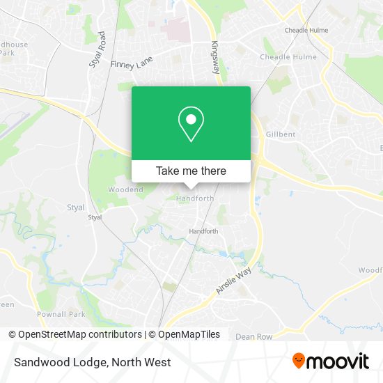 Sandwood Lodge map