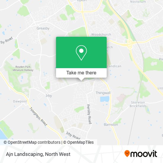 Ajn Landscaping map