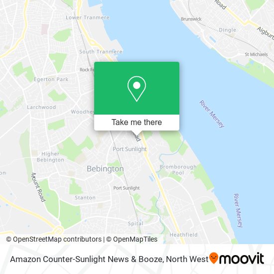 Amazon Counter-Sunlight News & Booze map