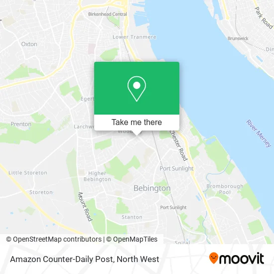 Amazon Counter-Daily Post map