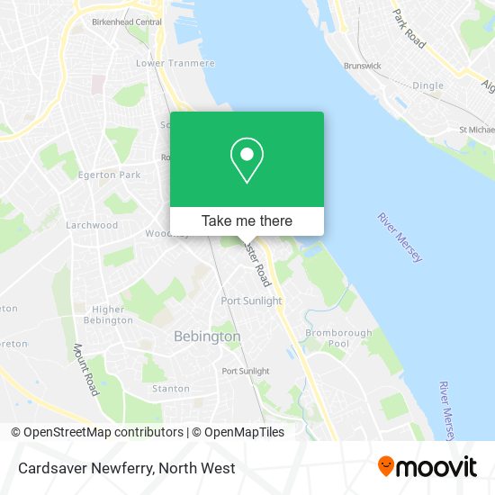 Cardsaver Newferry map