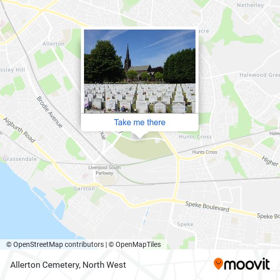 Allerton Cemetery map