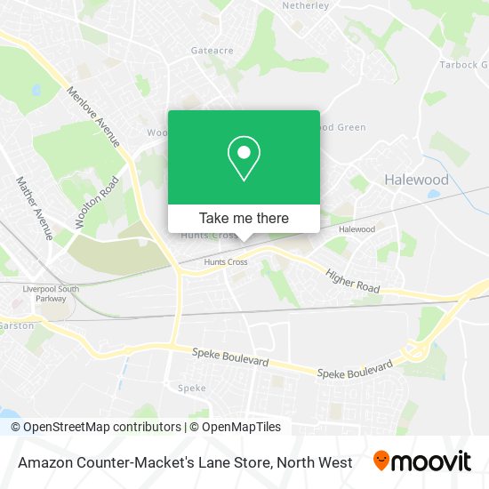 Amazon Counter-Macket's Lane Store map