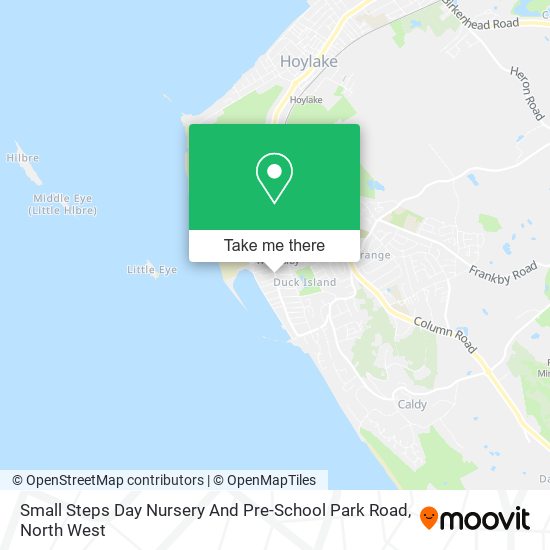Small Steps Day Nursery And Pre-School Park Road map