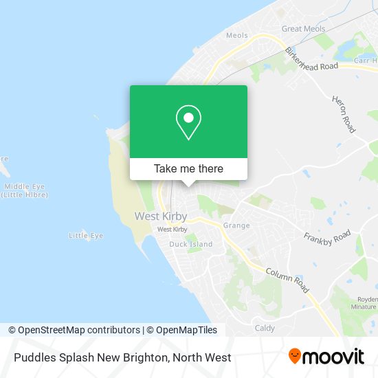 Puddles Splash New Brighton map