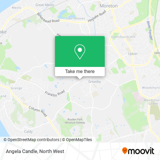 Angela Candle map