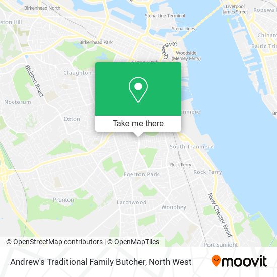 Andrew's Traditional Family Butcher map