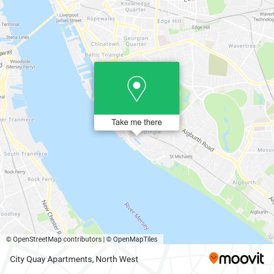 City Quay Apartments map