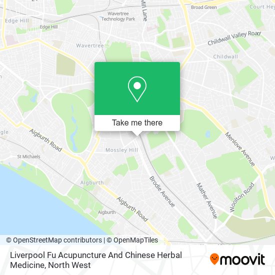 Liverpool Fu Acupuncture And Chinese Herbal Medicine map