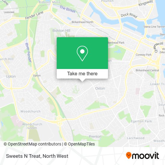 Sweets N Treat map