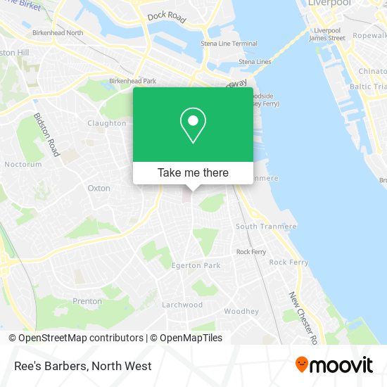 Ree's Barbers map