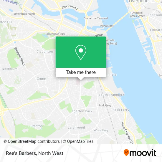 Ree's Barbers map