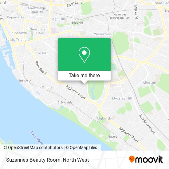 Suzannes Beauty Room map