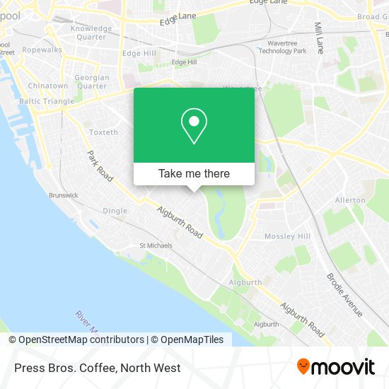 Press Bros. Coffee map