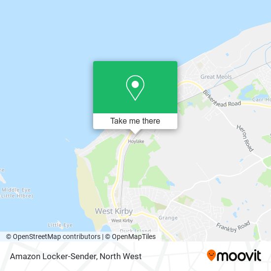 Amazon Locker-Sender map