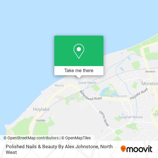Polished Nails & Beauty By Alex Johnstone map
