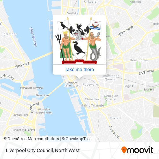 Liverpool City Council map