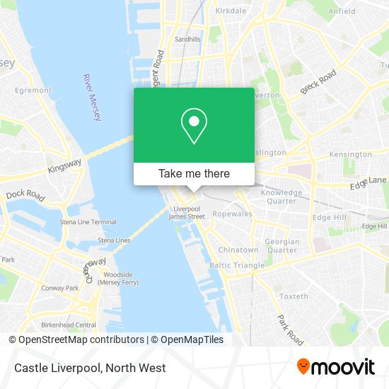 Castle Liverpool map