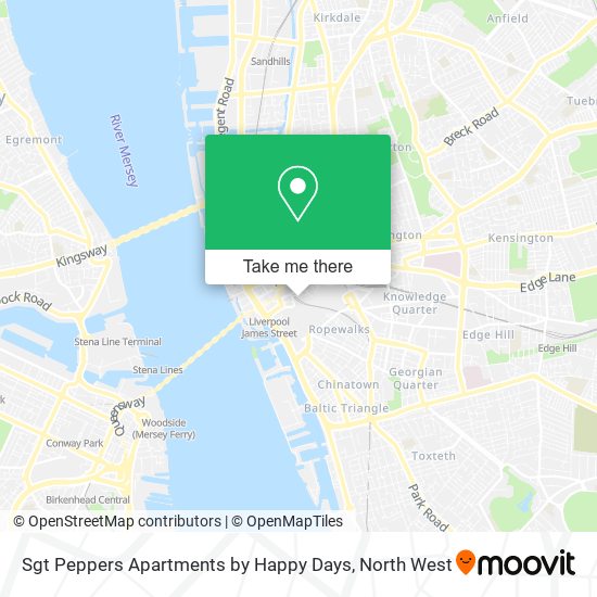 Sgt Peppers Apartments by Happy Days map