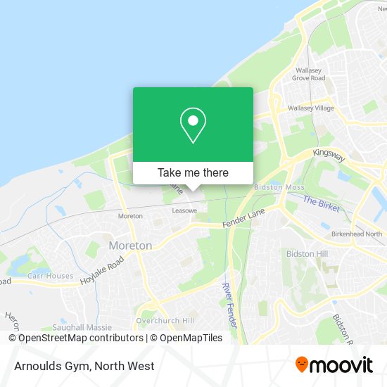 Arnoulds Gym map