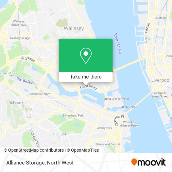 Alliance Storage map