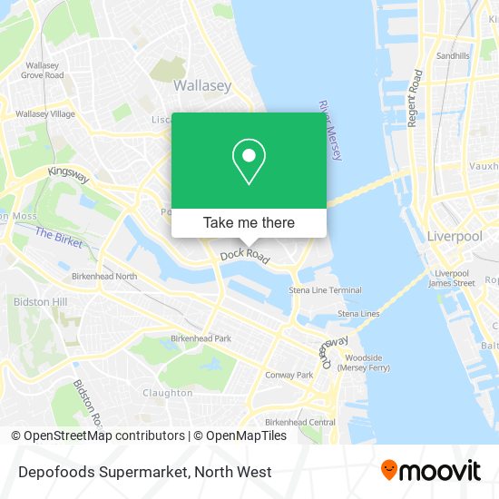 Depofoods Supermarket map