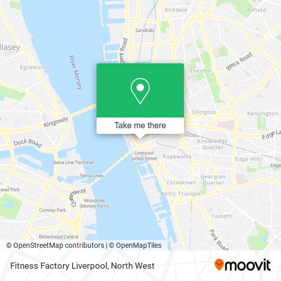 Fitness Factory Liverpool map