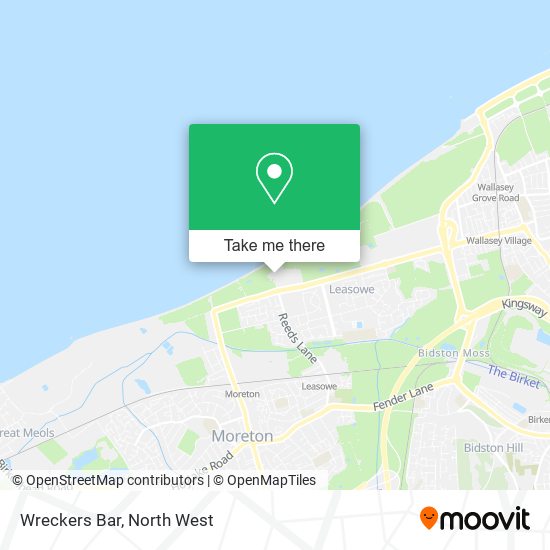 Wreckers Bar map